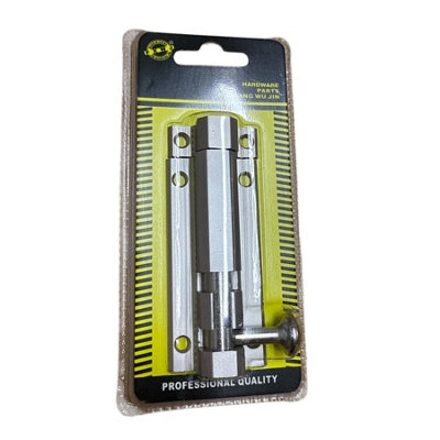 Maestro craft 4" Door Slide Lock Barrel Bolt Latch Clasp Garage Window Door Shed Gate With Screw from B&Q