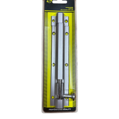 Maestro craft 17" Door Slide Lock Barrel Bolt Latch Clasp Garage Window Door Shed Gate With Screw from B&Q