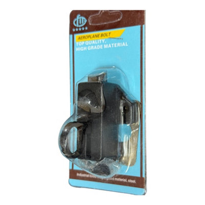 Maestro craft Aeroplane  Bolt  Lock  Steel  Latch from B&Q