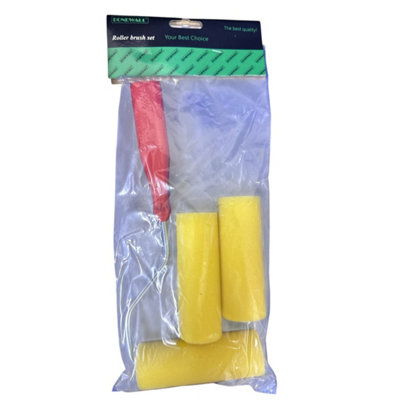Maestro craft Wall Painting Roller  Brush Set 4Pcs from B&Q