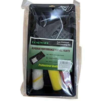 Maestro craft Fiber Paint Roller Set With Plastic Tray from B&Q