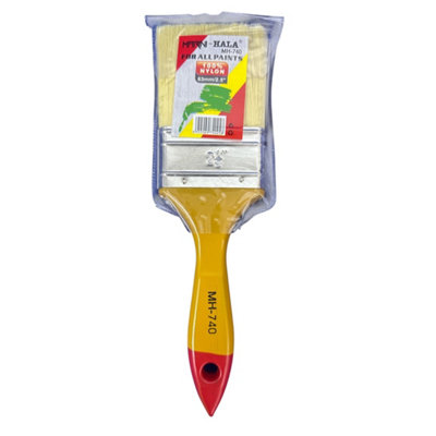 Maestro craft 2.5" Wood Handle Nylon Paint Brush from B&Q