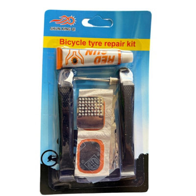 Maestro craft Universal Puncture Fixing Kit Bicycle Tube Patch Kit from B&Q