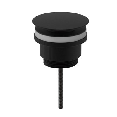 B&Q -  Universal Basin Click Clack Waste Matt Black