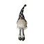69cm Battery Operated Christmas Gonk Decoration with Dangly legs in Grey