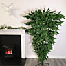 6ft (1.8m) Upside-Down Green Christmas Tree with 903 Tips