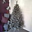 6ft (180cm) Luxury Charcoal Pine Grey Christmas Tree with 803 Tips