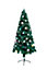 6Ft/180cm Pastel Stars and Baubles Fibre Optic Christmas Tree LED Pre-Lit