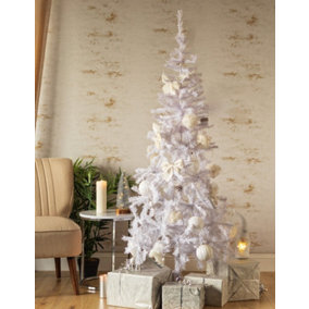 6ft Artificial White Christmas Tree