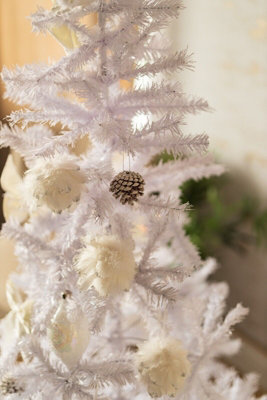 6ft Artificial White Christmas Tree - 6