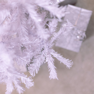 6ft Artificial White Christmas Tree - 7