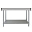6ft Catering Bench with Double Over-shelf