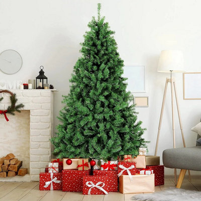 6ft Christmas Tree with Stand Bushy Artificial Xmas Tree Home