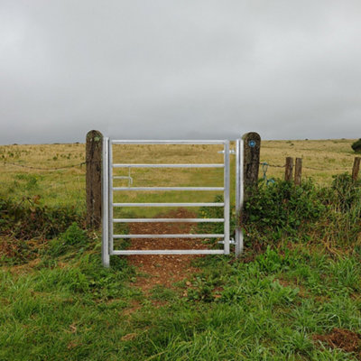 6ft Galvanized Metal Field Gate Farm Gate