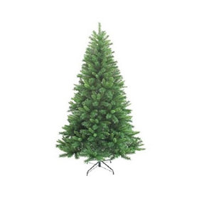 6ft Green Artificial Christmas Tree Xmas Pine Tree with Strong Metal Legs Perfect for Indoor & Outdoor Holiday Decoration