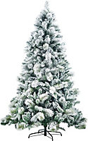 6FT Green Helsinki Snow Covered Christmas Tree