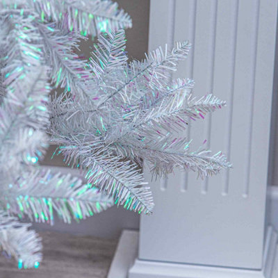 6ft Hatfield Artificial White Christmas Tree - 5