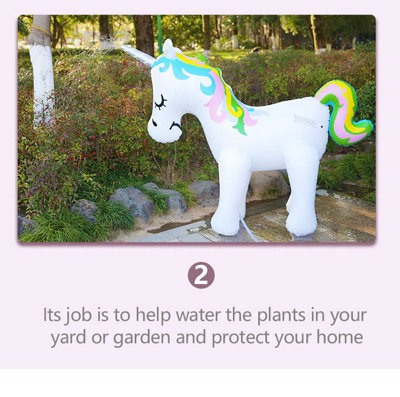 Water store sprinkler unicorn