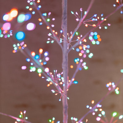 6ft Multi Coloured Christmas Twig Tree