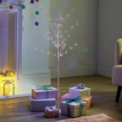 6ft Multi Coloured Christmas Twig Tree - 4