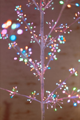 6ft Multi Coloured Christmas Twig Tree - 5