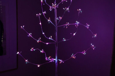 6ft Multi Coloured Christmas Twig Tree - 6