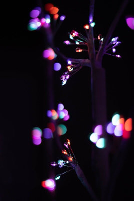 6ft Multi Coloured Christmas Twig Tree - 8