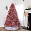 6FT Rose Gold Christmas Tree Shiny Tinsels
