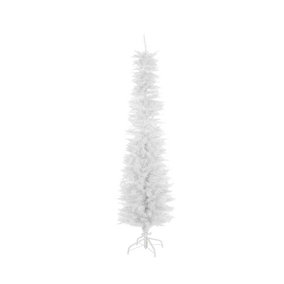 6FT Slimline Artificial 560 Tips Christmas Tree - White