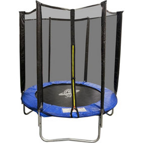 6FT Trampoline With Outer Netting in Blue