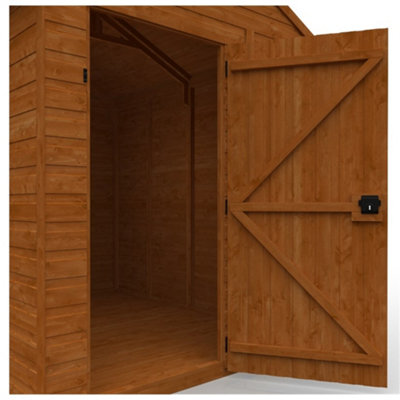 6ft x 4ft (1750mm x 1150mm) Horsforth Shiplap Security Apex Shed with 2 Windows (12mm Tongue and Groove Floor and Roof)