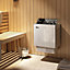 6KW Silver Sauna Heater with Outer Digital Controller for Spa Room