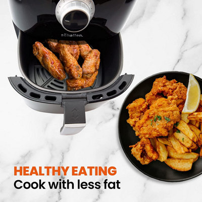 6L Digital Air Fryer Healthy Eating Low Fat Large Fast Cooking Machine with Touch Screen & Adjustable Temperature