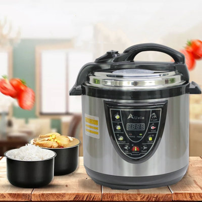 Electric pressure cooker stainless steel sale