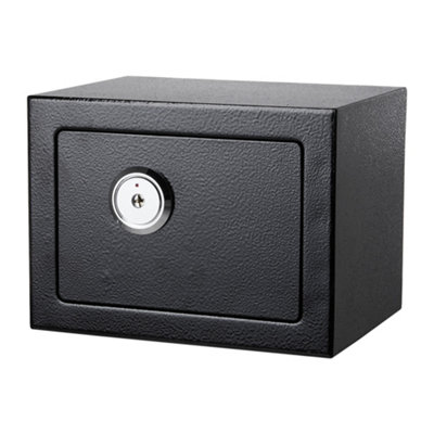 6L Mini Safe with Mechanical Lock, Home Office Security Vibes, Keys Included