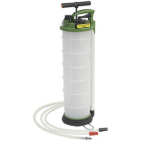 6L Oil & Fluid Extractor - Manual Vacuum Pump - Controlled Discharge Function