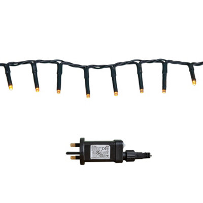 6m 240 LED TreeBrights Christmas String Lights with Timer in Vintage Gold