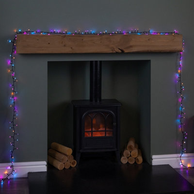 6m 240 LED TreeBrights Multi-Action Christmas String Lights with Timer ...