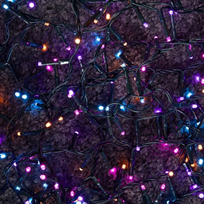 6m 240 LED TreeBrights Multi-Action Christmas String Lights with Timer ...
