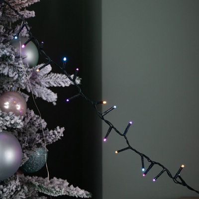 6m 240 LED TreeBrights Multi-Action Christmas String Lights with Timer ...