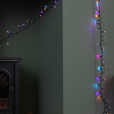 6m 240 LED TreeBrights Multi-Action Christmas String Lights with Timer ...