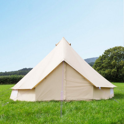 6m Bell Tent - Canvas 285 - Sandstone
