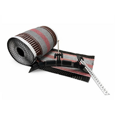 6m Dry Ridge Kit Ventilated Mortar Free Ridge and Hip Tile Fixing System