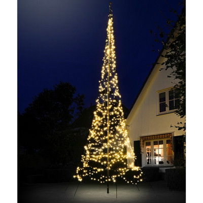 6m Warm White Outdoor Christmas Tree without Pole - Weather Resistant ...