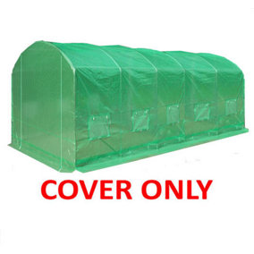 6m x 3.5m (20' x 11.5' approx) Pro Max Green Polytunnel Replacement Cover