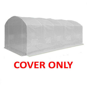6m x 3.5m (20' x 11.5' approx) Pro Max White Polytunnel Replacement Cover