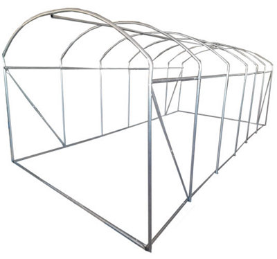 6m x 3m (20' x 10' approx) Extreme Poly Tunnel Frame Only