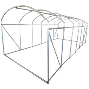 6m x 3m (20' x 10' approx) Extreme Poly Tunnel Frame Only