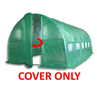 6m x 3m (20' x 10' approx) Pro+ Green Polytunnel Replacement Cover