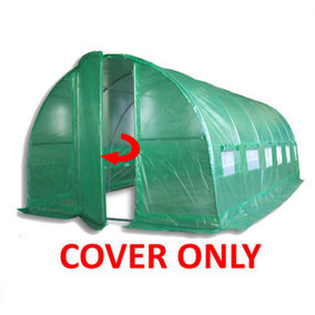 6m x 3m (20' x 10' approx) Pro+ Green Polytunnel Replacement Cover